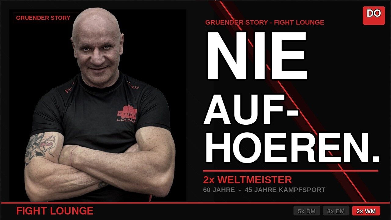 Vorschaubild: „Versagen ist für mich, wenn ich aufgebe.“ Fight Lounge Story mit Franek Lukanowski